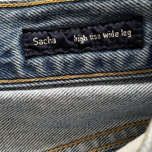 CITIZENS OF HUMANITY High Waisted Wide Leg Sacha Tularosa Jeans Light Blue 24 - Picture 9 of 11